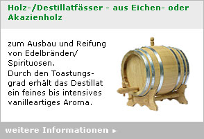 Eichenfass-Akazienfass-Holzfass-Destillatfass